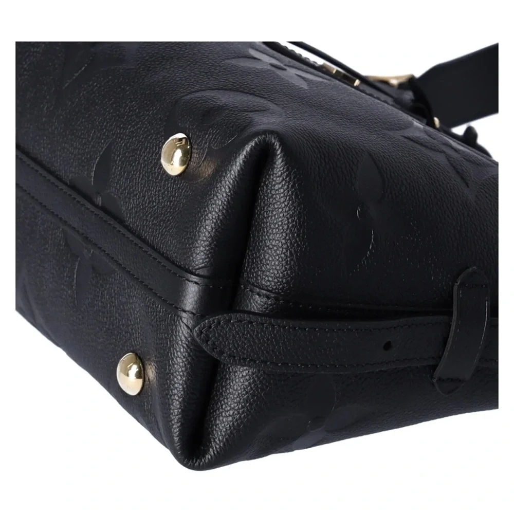 Louis Vuitton Carryall Zip NM PM Hobo M46288 Noir Monogram Empreinte + Pouch
